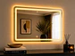 Espejo LED Rectangular Sin Marco 80x60 cm - Miniatura 2