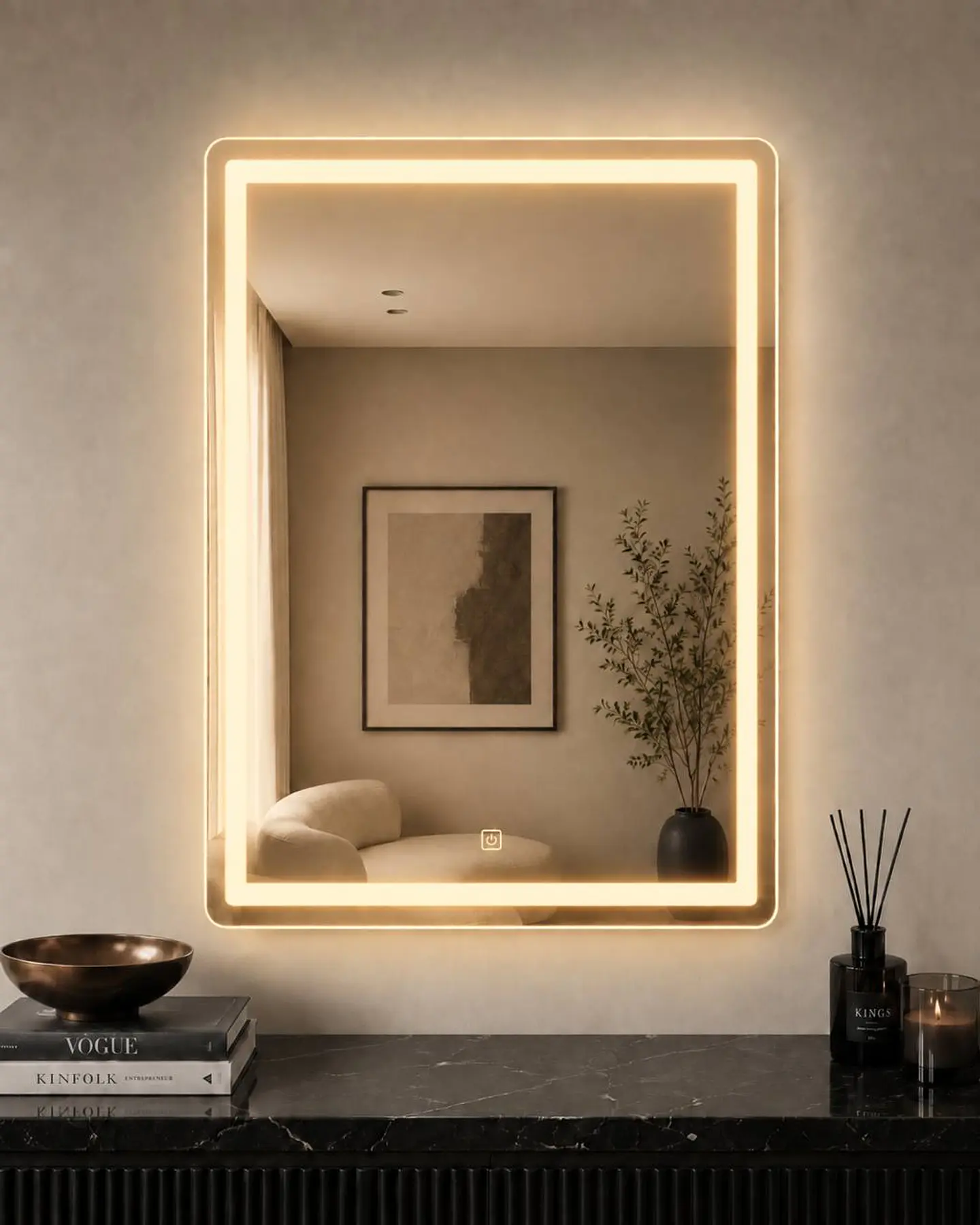 Espejo Led Sin Marco 60x80 cm 2