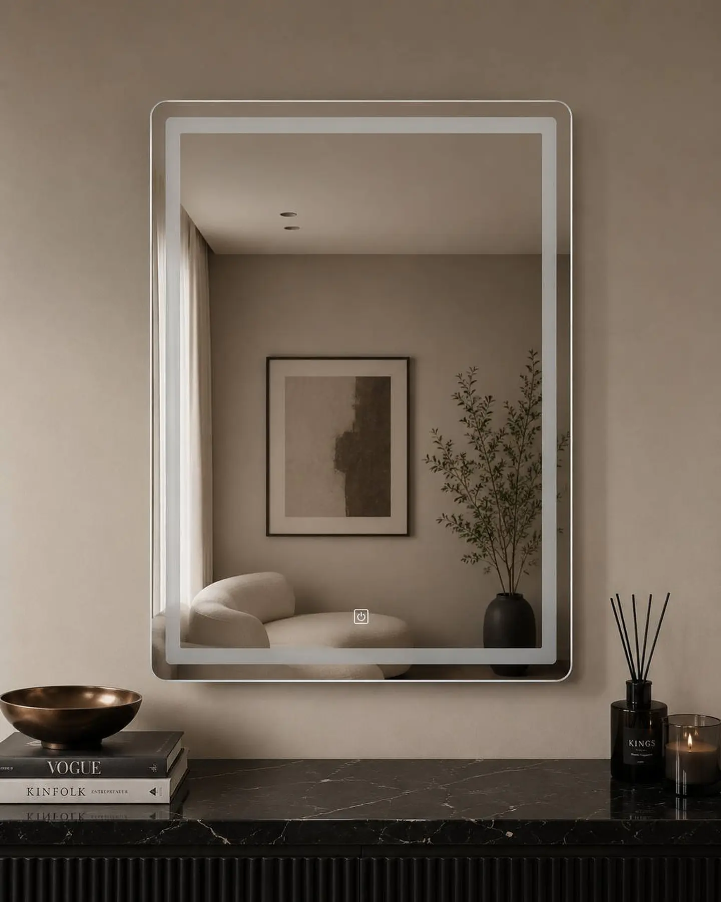 Espejo Led Sin Marco 60x80 cm 4