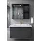 Vanitorio Flotante 80 cm Botiquín y Espejo Led Gris Oscuro - Miniatura 5