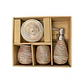 Set Accesorios De Baño 4 Piezas Cerámica Café 380ML - Miniatura 1