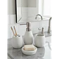 Set Accesorios De Baño 4 Piezas Cerámica Blanco 380ML - Miniatura 1