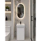 Vanitorio A Piso Completo Blanco 40 cm Con Espejo LED - Miniatura 1