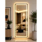 Espejo LED plateado de muro 70x180 cm | Instalación Vertical u Horizontal Con opcion a Pedestal - Miniatura 1
