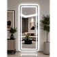 Espejo LED plateado de muro 70x180 cm | Instalación Vertical u Horizontal Con opcion a Pedestal - Miniatura 3