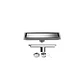 Rejilla de Desagüe para Ducha de Acero Inoxidable Premium 20cmx10cm - Miniatura 1