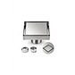Rejilla de Desagüe para Ducha de Acero Inoxidable Premium 10cmx10cm - Miniatura 2
