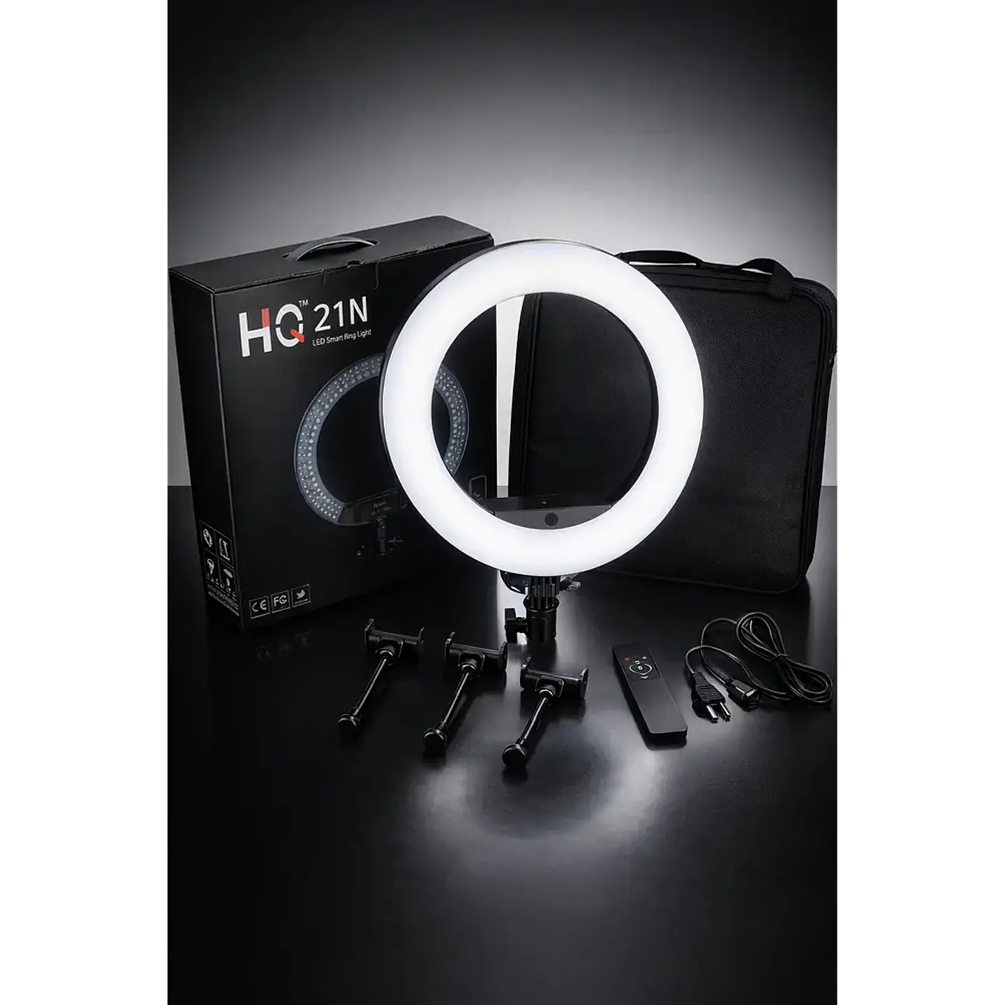 Aro de Luz LED Profesional 52 cm Con Trípode Ajustable 4