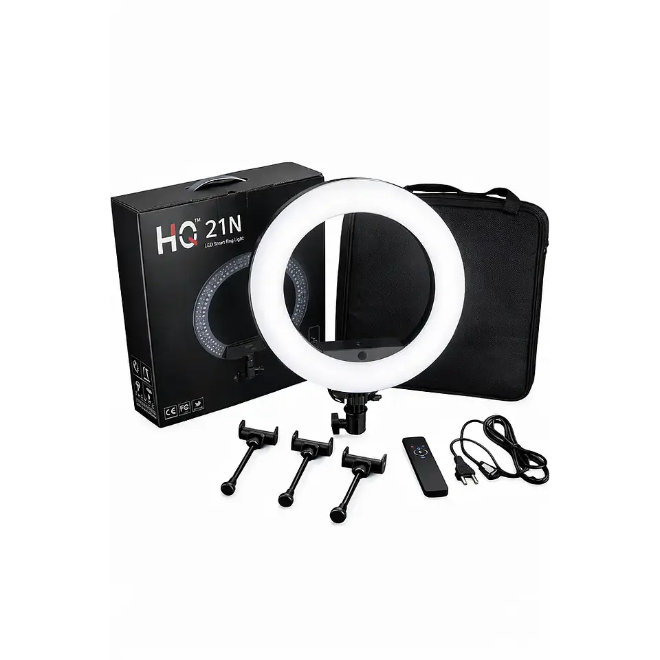 Aro de Luz LED Profesional 52 cm Con Trípode Ajustable 5