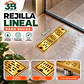 Rejilla de Desagüe para Ducha Dorada de Acero Inoxidable Premium 30CM - Miniatura 4