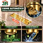 Rejilla de Desagüe para Ducha Dorada de Acero Inoxidable Premium 20CM - Miniatura 4