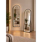 Espejo LED De Cuerpo Entero Negro De Muro 50x150 cm Con Opcion De Pedestal - Miniatura 3