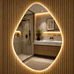 Espejo LED Para Baño Desempañante Sin Marco 60x80 cm - Miniatura 1