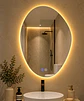 Espejo LED Para Baño Desempañante Sin Marco 60x80 cm - Miniatura 2
