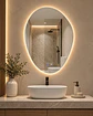 Espejo LED Para Baño Desempañante Sin Marco 60x80 cm - Miniatura 3