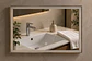Espejo LED Rectangular Silver 80x60 cm - Miniatura 2