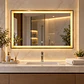 Espejo LED Rectangular Silver 80x60 cm - Miniatura 3