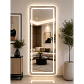 Espejo LED plateado de muro 70x180 cm | Instalación Vertical u Horizontal Con opcion a Pedestal - Miniatura 2
