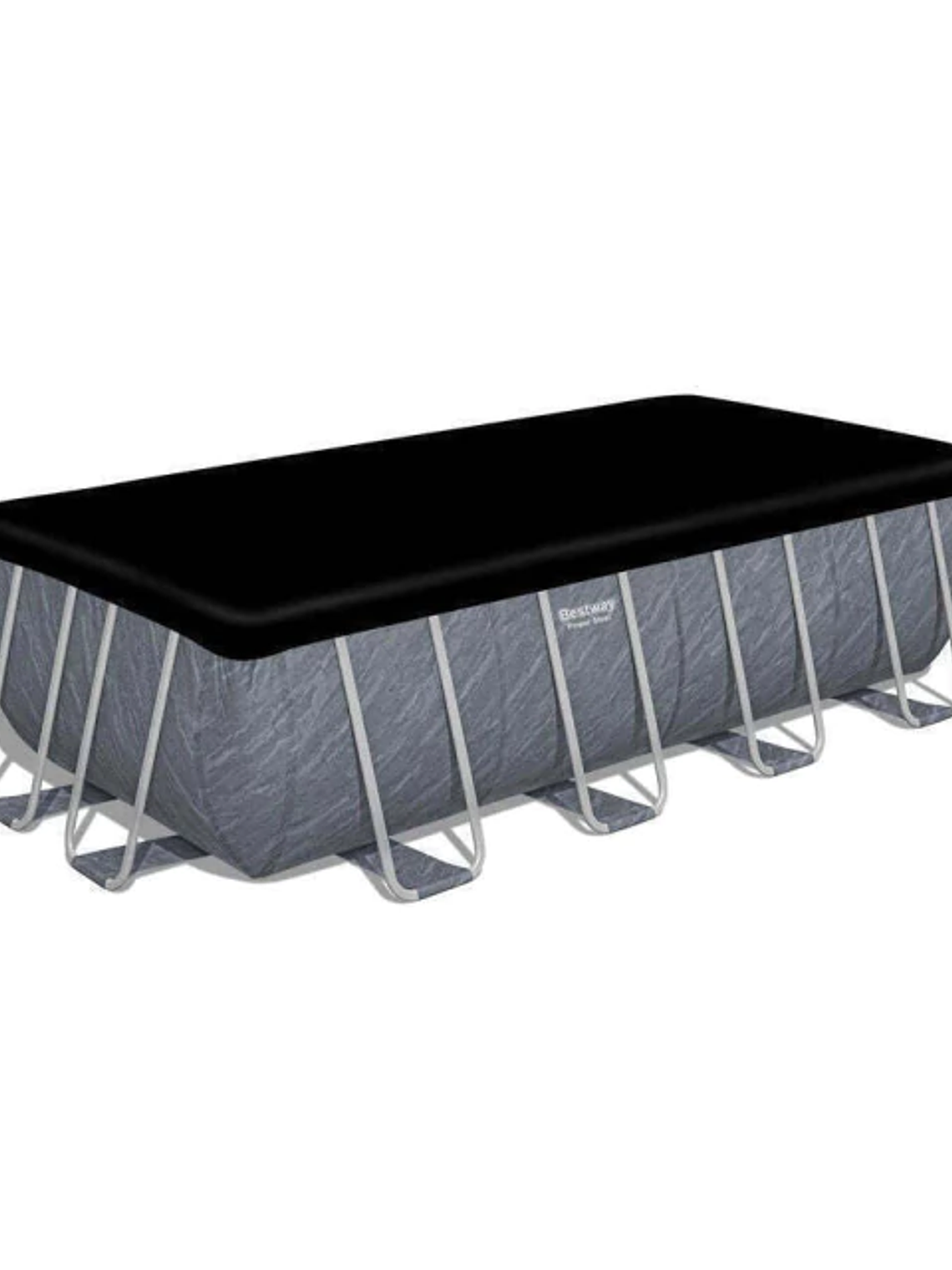 Piscina Bestway Rectangular C/Filtro Gris 4.88MX2.44MX1.22M 2