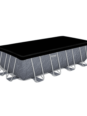 Piscina Bestway Rectangular C/Filtro Gris 4.88MX2.44MX1.22M