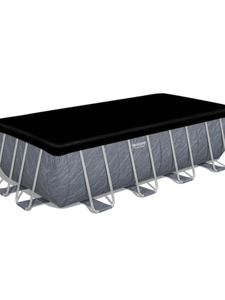 Piscina Bestway Rectangular C/Filtro Gris 4.88MX2.44MX1.22M 2