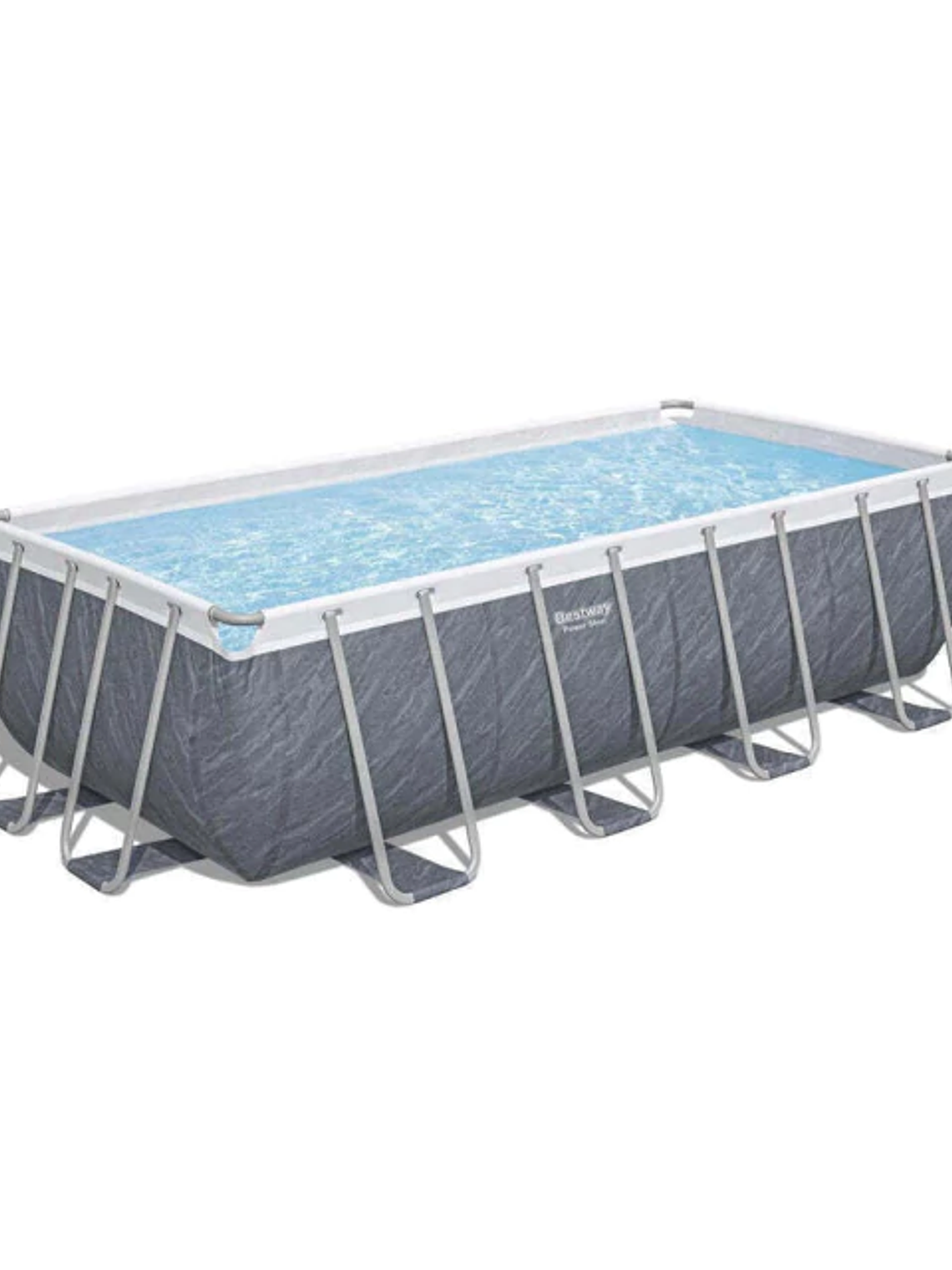 Piscina Bestway Rectangular C/Filtro Gris 4.88MX2.44MX1.22M 1