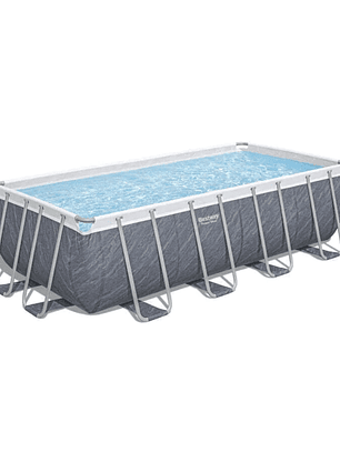 Piscina Bestway Rectangular C/Filtro Gris 4.88MX2.44MX1.22M