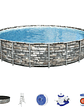 Piscina Bestway Redonda Piedra Filtro + Accesorios 6.71MX1.32M - Miniatura 6