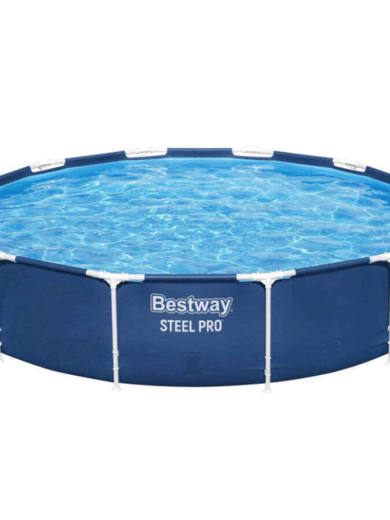 Piscina Bestway Redonda Steel Pro con filtro 3.66MX76Cm Azul 1