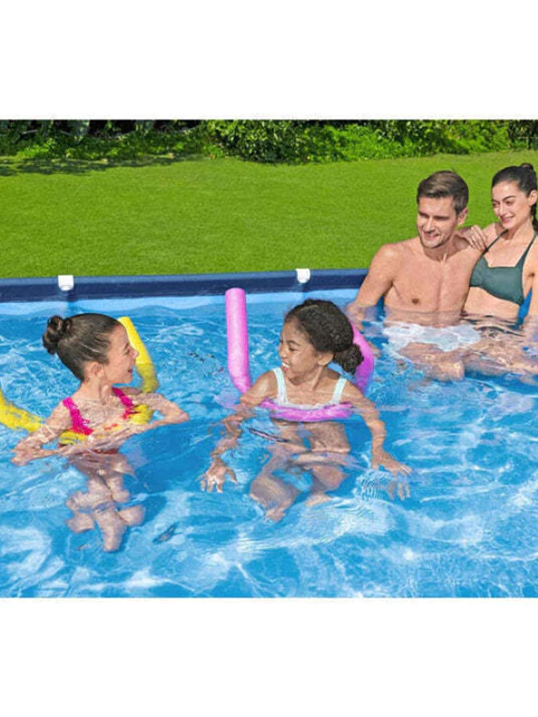 Piscina Bestway Rectangular Steel Pro 4.00MX2.11MX81Cm Azul 5