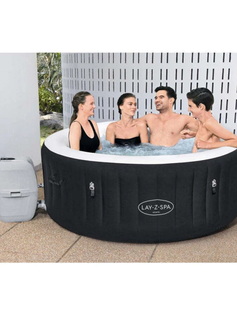 Hot Tub Spa Inflable Miami 4 Personas Bestway 9