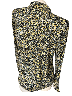 Blusa estampada com padrão floral 