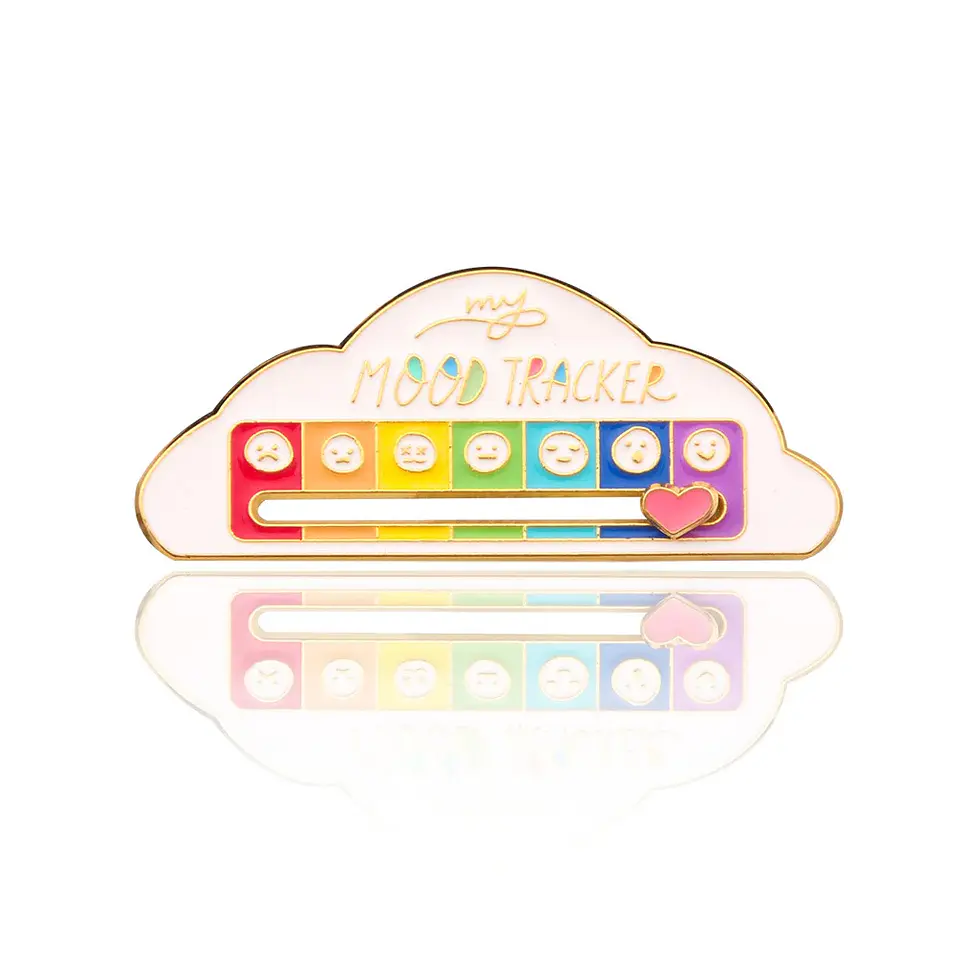 Pin Forma de Nube Mood Tracker 1