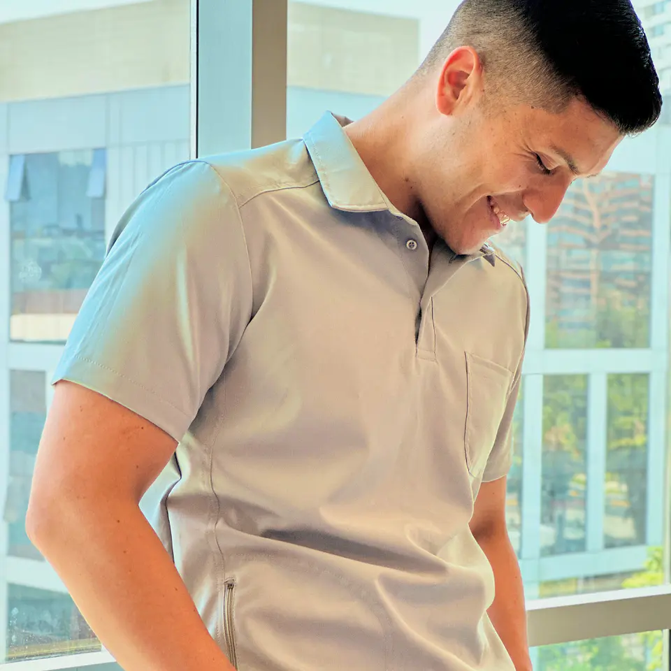 TOP Polo-Style GRIS 1