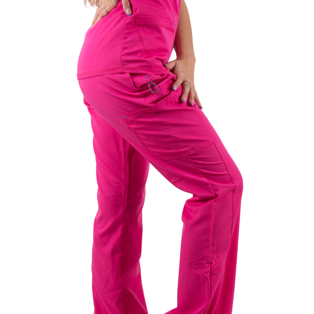PANTALON NEW FLARE FUCSIA 1