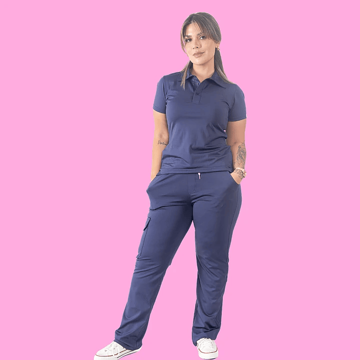 POLERA SAFARI AZUL 1