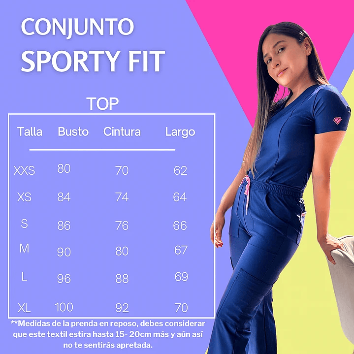 SPORTY FIT ROSA PETIT - MAXIMO 1.58 ESTATURA 2