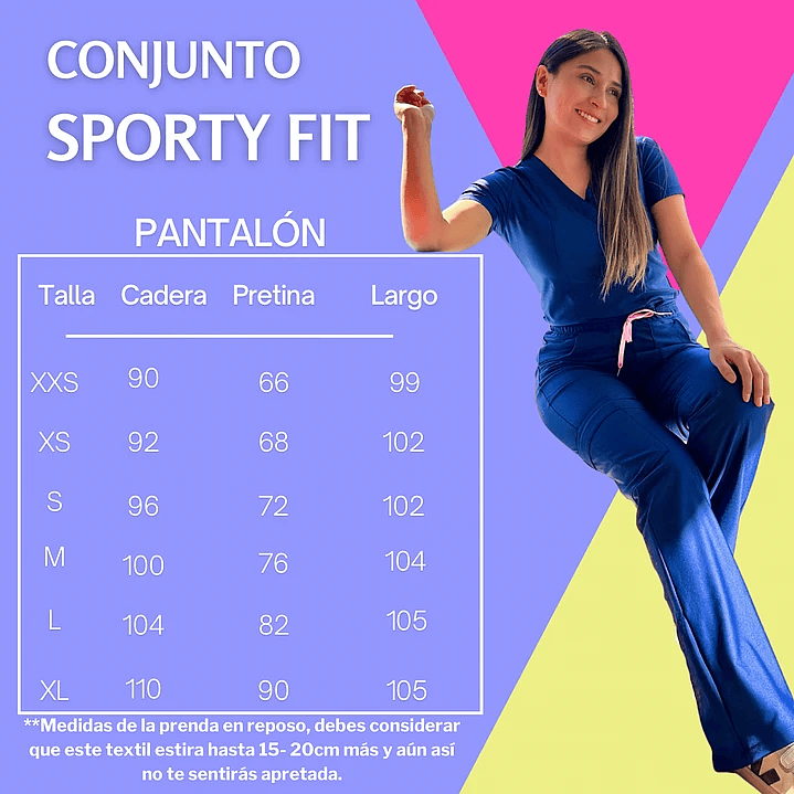 PANTALON SPORTY ROSA PETIT - ESTATURA MAXIMA 1.56 2