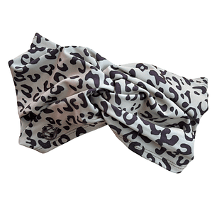 TOUCA  ANIMAL PRINT BEIGE - CAFE OSCURO