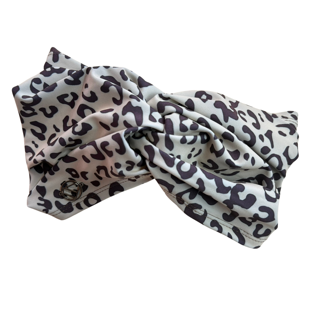 TOUCA  ANIMAL PRINT BEIGE - CAFE OSCURO 1