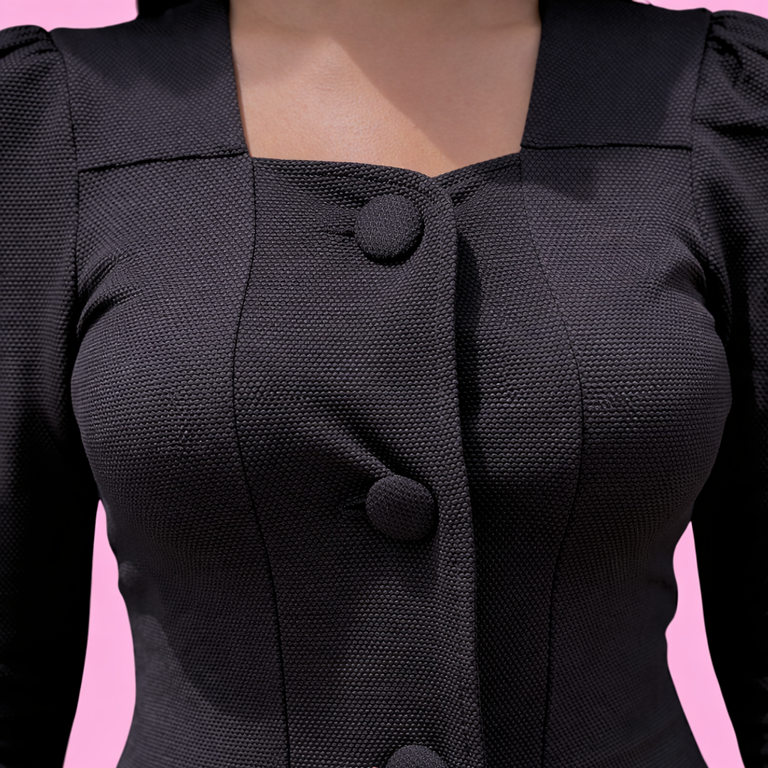 Princess Coat - NEGRO 3