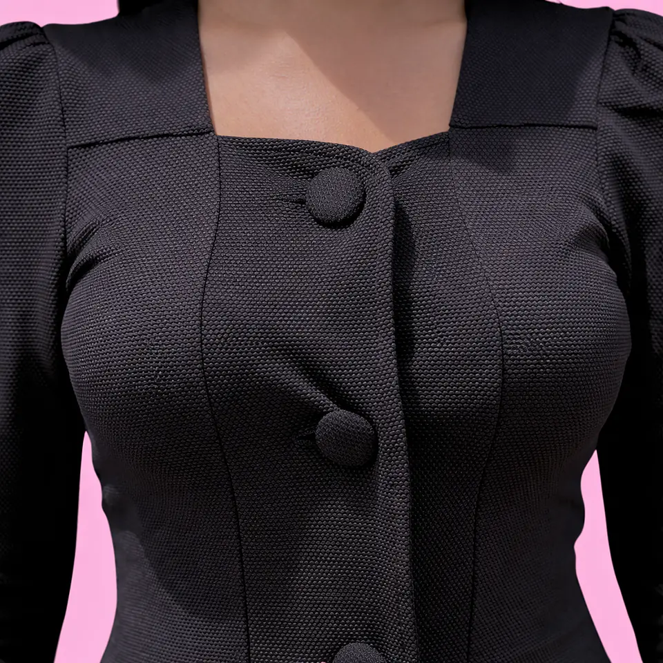 Princess Coat - NEGRO 3