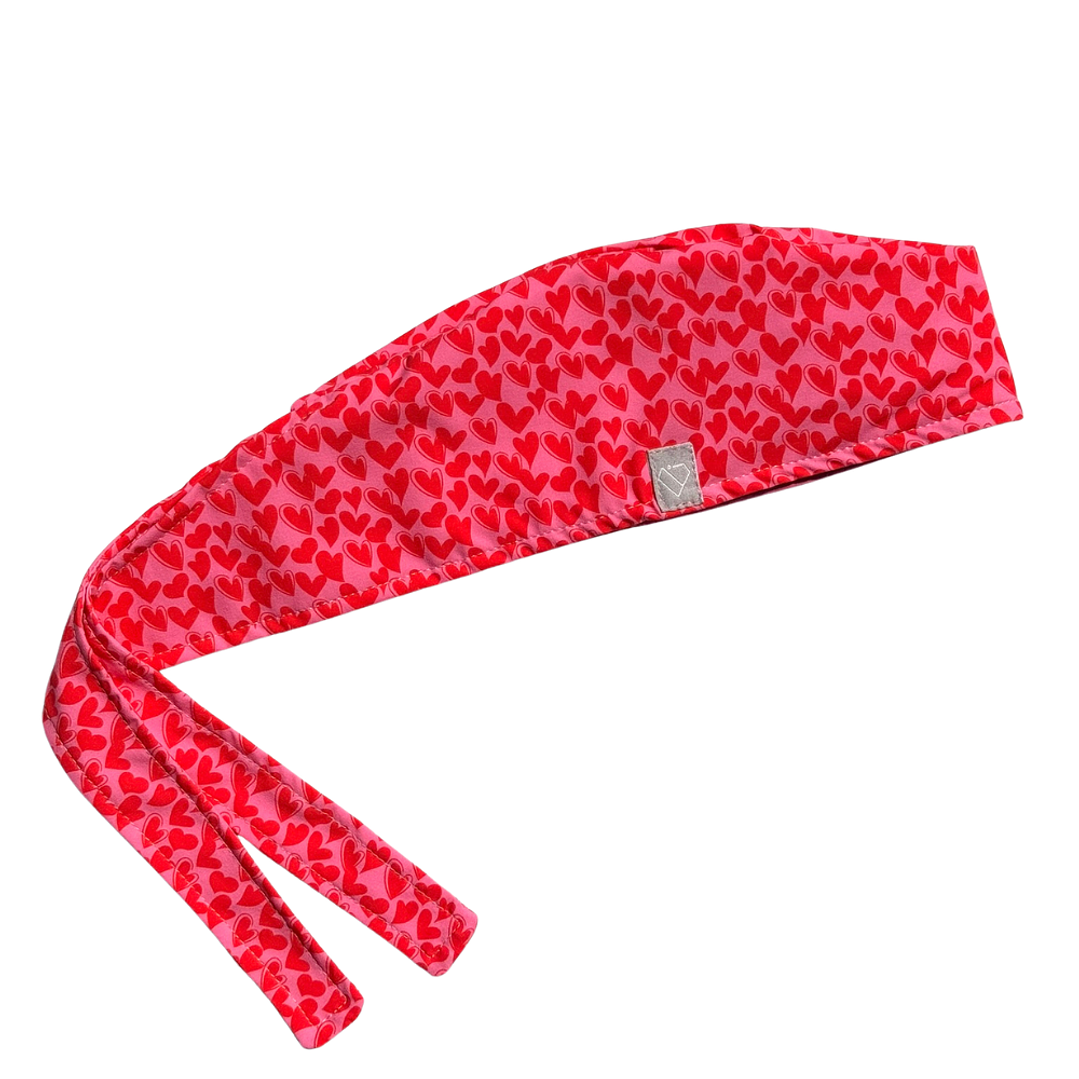 GORRO CORAZONES ROJOS 1