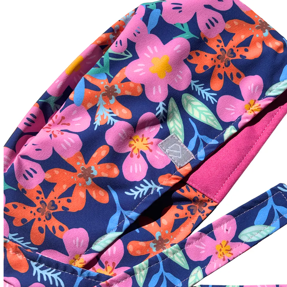 GORRO FLORES ROSADAS 3