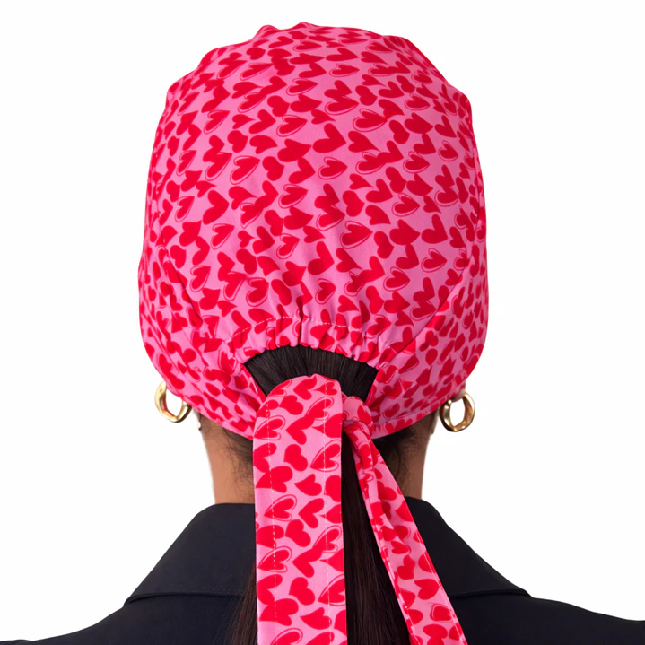 GORRO CORAZONES ROJOS 1