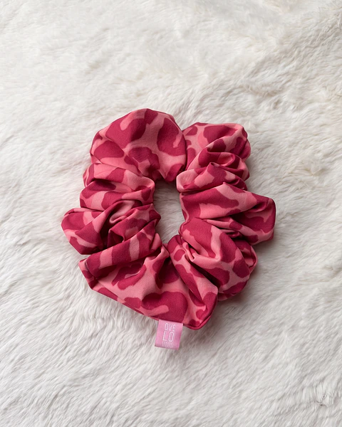 SCRUNCHIES  LEOPARDO FUCSIA 