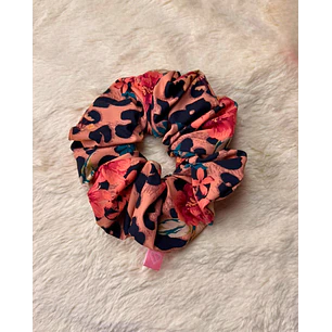 SCRUNCHIES  LEOPARDO Y FLORES