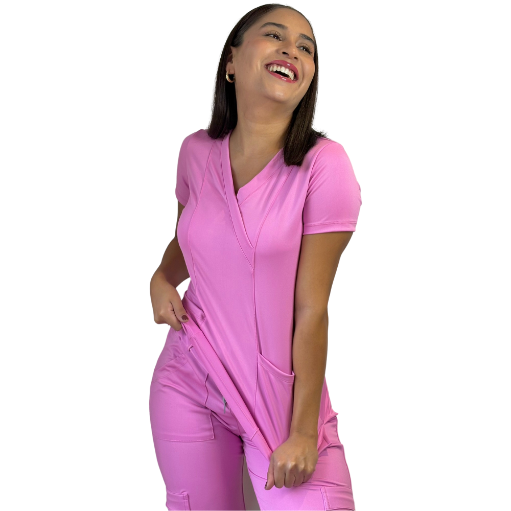 Top Sporty - Fit - ROSADO