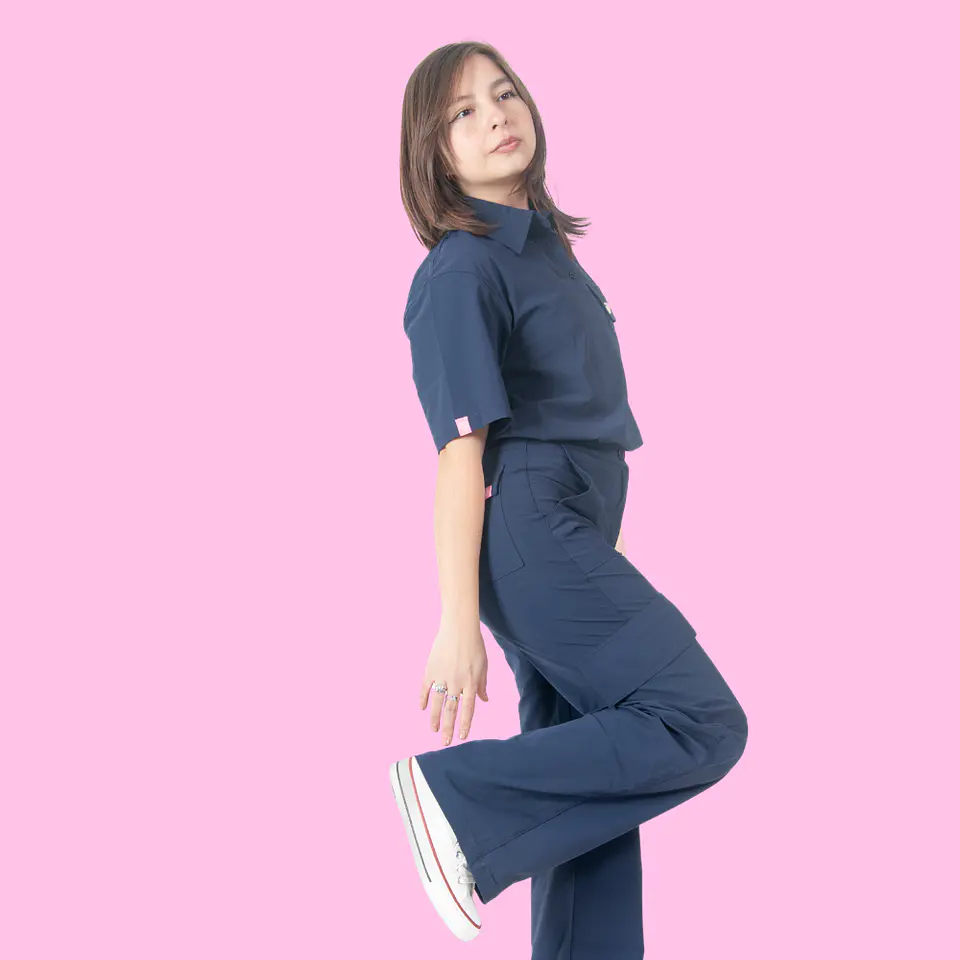 PANTALON URBANLOVER - AZUL MARINO 2