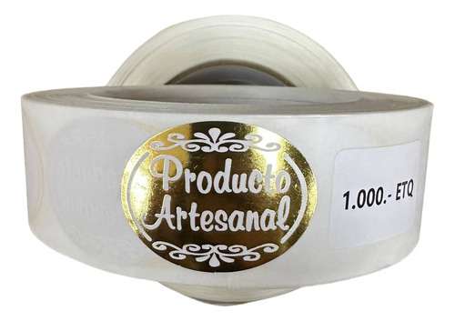 Etiquetas Autoadhesivas Producto Artesanal (1000 Unidades) 1